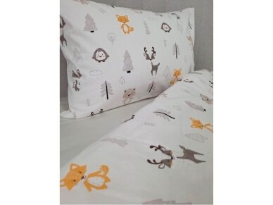 Siuvama patalynė vaikams  "Miško pasaka" (šviesus) 2