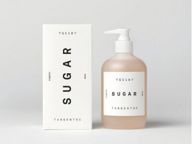 NUKAINOTAS TANGENTGC skystas muilas "Sugar"  350 ml. Nukainavimo priežastis - parduodami paskutiniai vienetai.