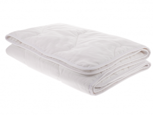 Vaikiška universali balta antklodė su medvilnės užpildu 300 g/m2 (100x135 cm)